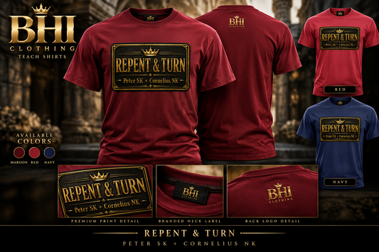 Fringes Royal HIS PEOPLE Teach Shirt | Matthew 1:21 | Spirit Of His Mouth