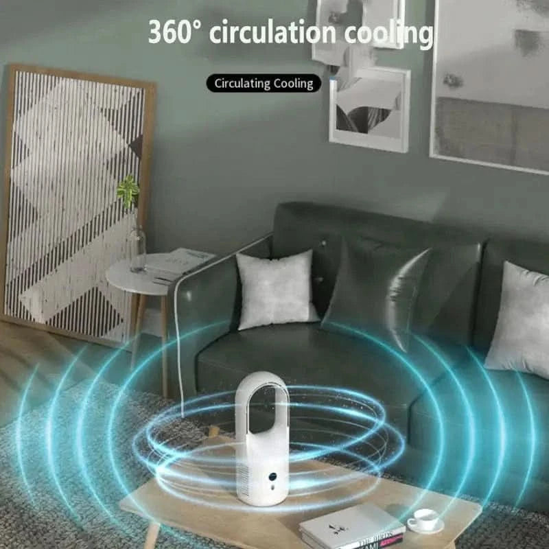 4348 WC VIP Home & Garden USB / X28 Vaneless Fan Wireless Electric Bladeless Desktop Fan