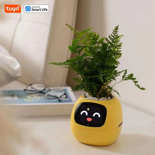 x Yellow AI Smart Planter – Fun & Easy Plant Care
