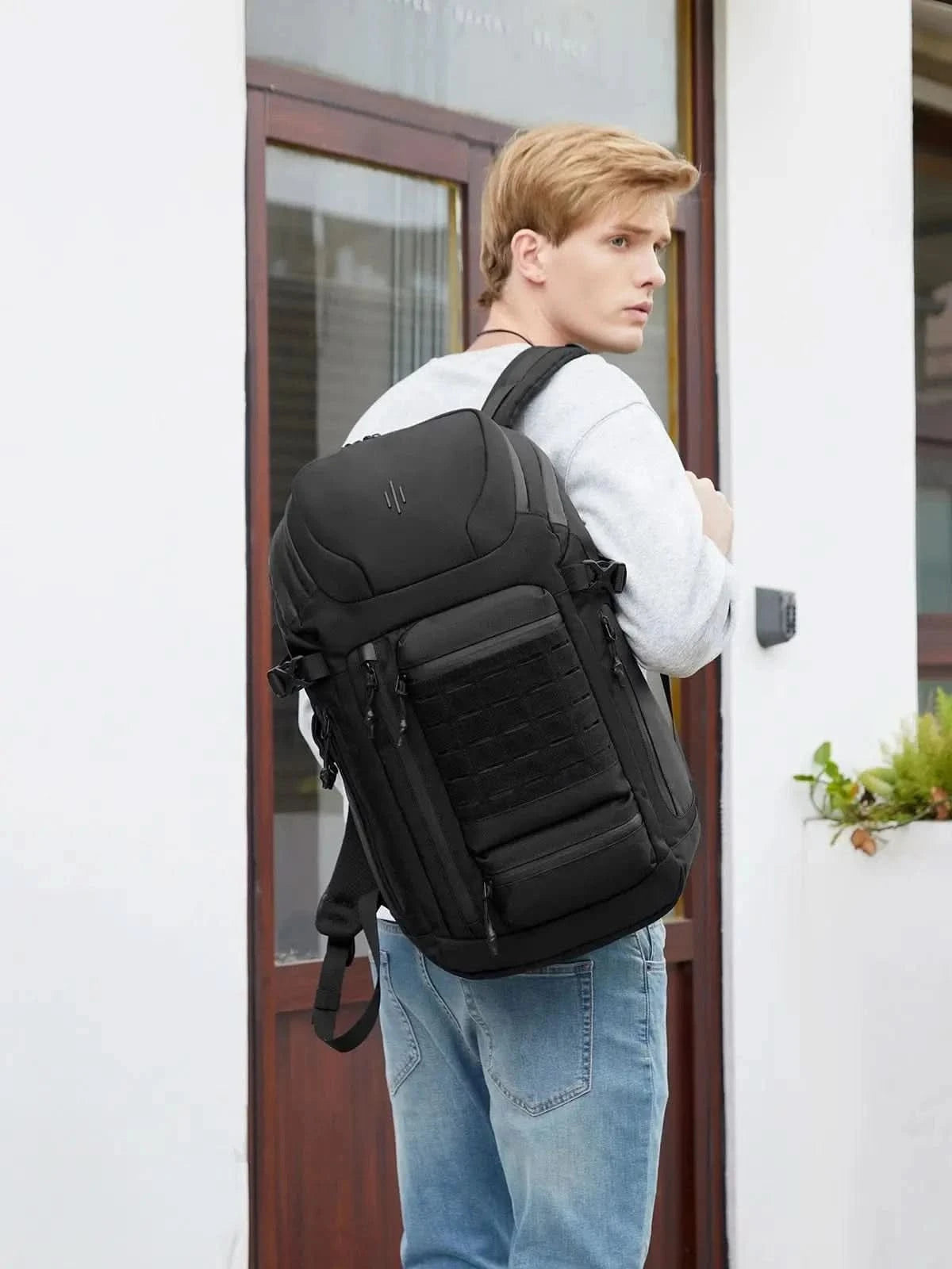 4348 WC VIP Luggage Bag Ozuko Outdoor Travel Laptop Backpack Large Capacity College Backpack Business Commute Bag Fit 17 Inch Laptops For Men