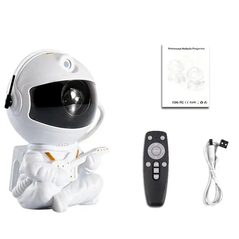 x White Guitar Starry Galaxy Projector β Transform Your Room with Lights