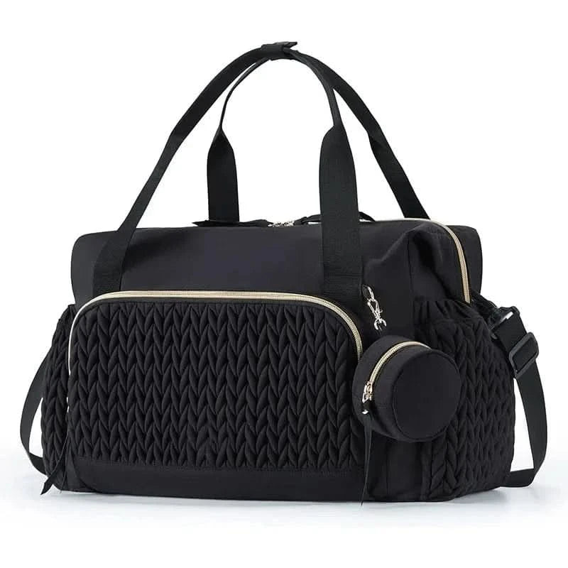 WOW GOODS !! black Luxury Designer Mummy Bag Baby Diaper Bag Handbag Large Capacity Travel Bag Delivery Hospital Baby Organizer