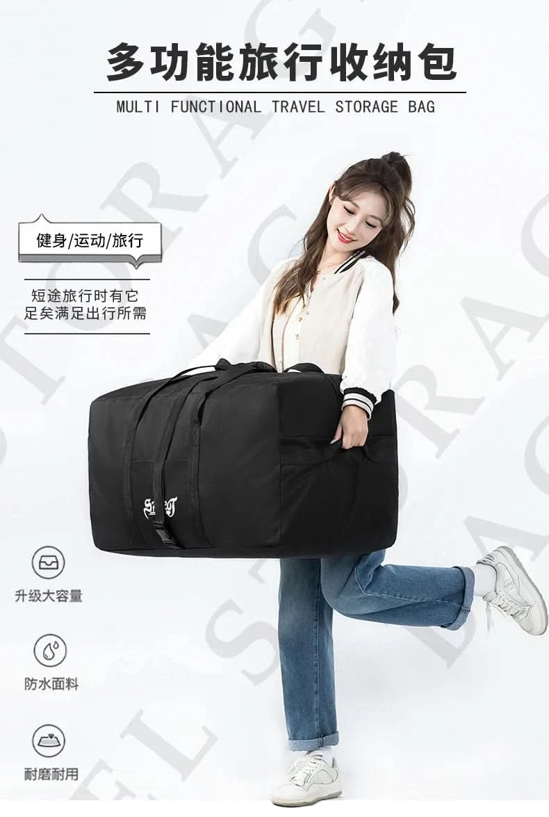 Fashionable Oxford Travel Tote Bag – Lightweight, Spacious & Versatile