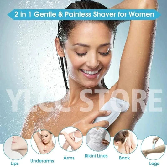 x SmoothGlide Women’s Electric Razor – Painless & Rechargeable