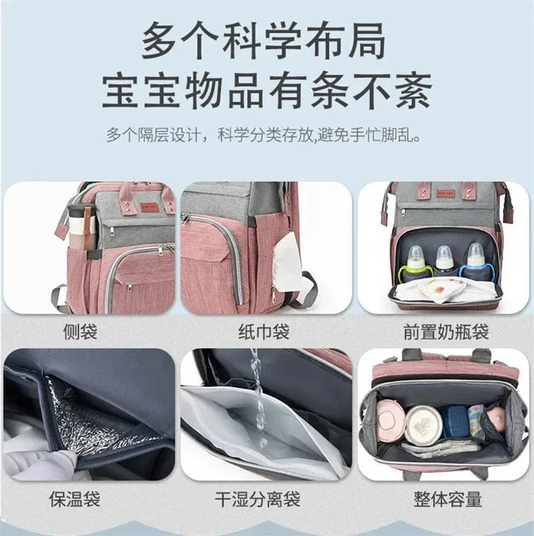 WOW GOODS !! Baby & Child Maternity Diaper Mommy Large Capacity Bags Women Diaper Storage Bag Stroller Bag Baby Care Travel Backpack Mom Gift Mom Tote New