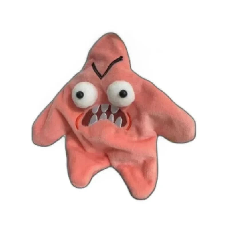 x Pink Star Jumping Angry Stars Plush – Fun Interactive Toy