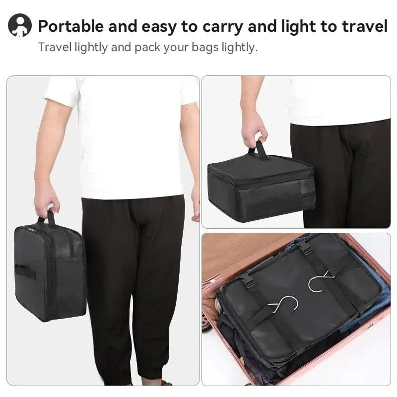 1 Set Housewares Luggage Travel Organizer Travel Essentials Hanging Packing Cubes Hanging Shelves Laundry Storage Compartment