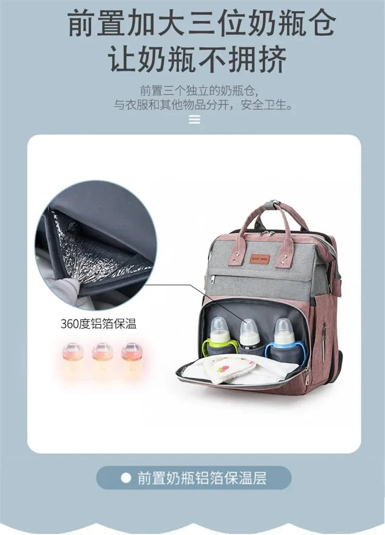 WOW GOODS !! Baby & Child Maternity Diaper Mommy Large Capacity Bags Women Diaper Storage Bag Stroller Bag Baby Care Travel Backpack Mom Gift Mom Tote New