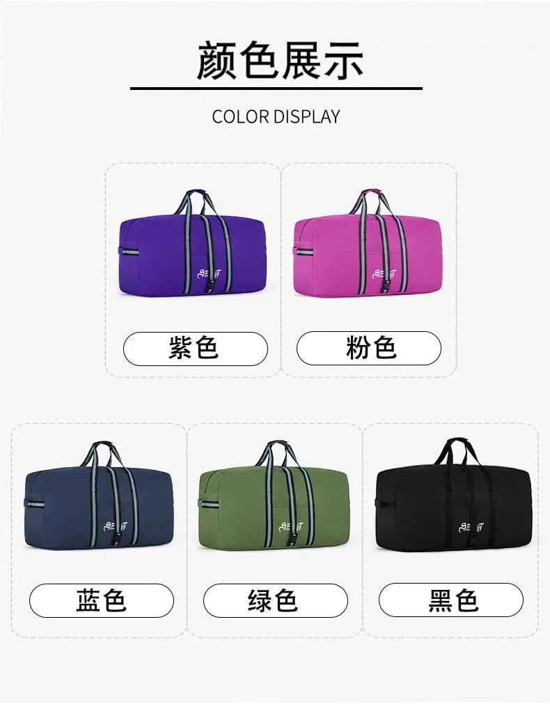 Fashionable Oxford Travel Tote Bag – Lightweight, Spacious & Versatile