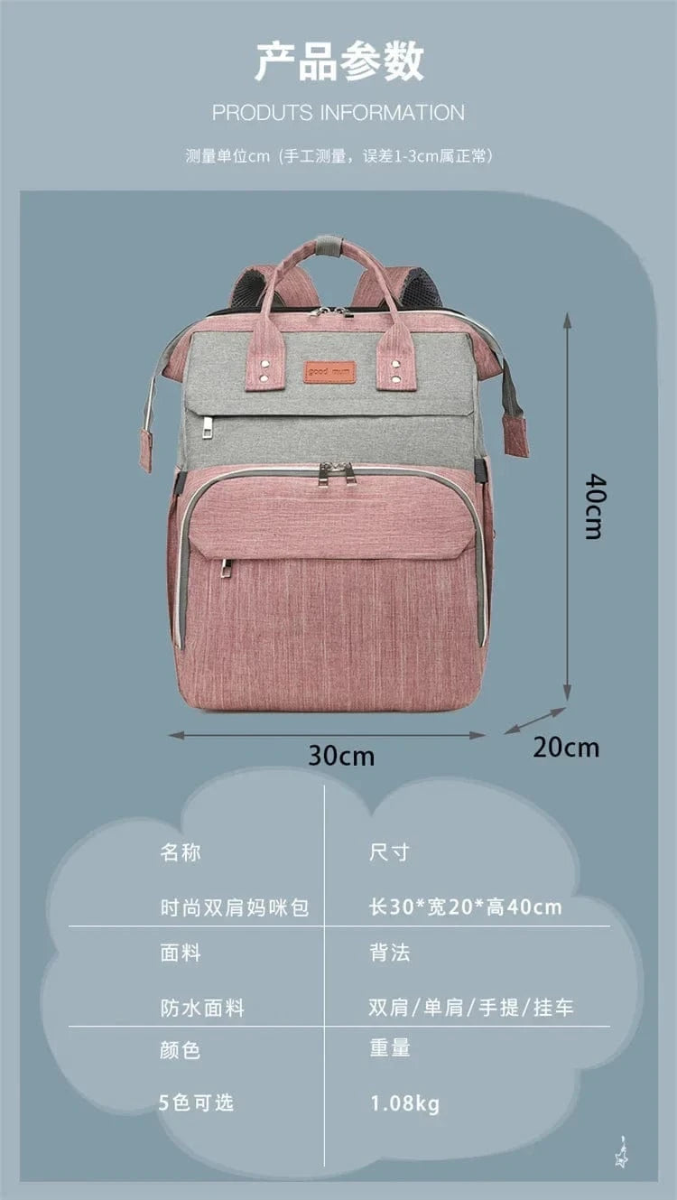 WOW GOODS !! Baby & Child Maternity Diaper Mommy Large Capacity Bags Women Diaper Storage Bag Stroller Bag Baby Care Travel Backpack Mom Gift Mom Tote New