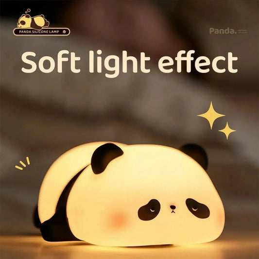 4348 WC VIP Baby & Child LED Night Lights Cute Sheep Panda Rabbit Silicone Lamp USB Rechargeable Timing Bedside Decor Kids Baby nightlight Birthday Gift
