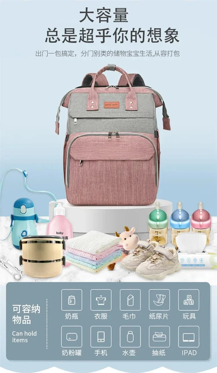 WOW GOODS !! Baby & Child Maternity Diaper Mommy Large Capacity Bags Women Diaper Storage Bag Stroller Bag Baby Care Travel Backpack Mom Gift Mom Tote New