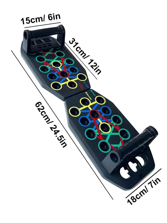 x push up board Color-Coded Push-Up Board – Full-Body Workout System