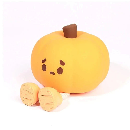 4348 WC VIP Baby & Child LED Night Lights Cute Pumpkin Safe Silicone Lamp USB Rechargeable Timing Bedside Decor Kids Baby Soft nightlight Halloween Gift