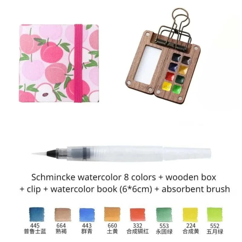 x watercolor set G Premium Artist Sketchbook – Perfect for Students & Travel