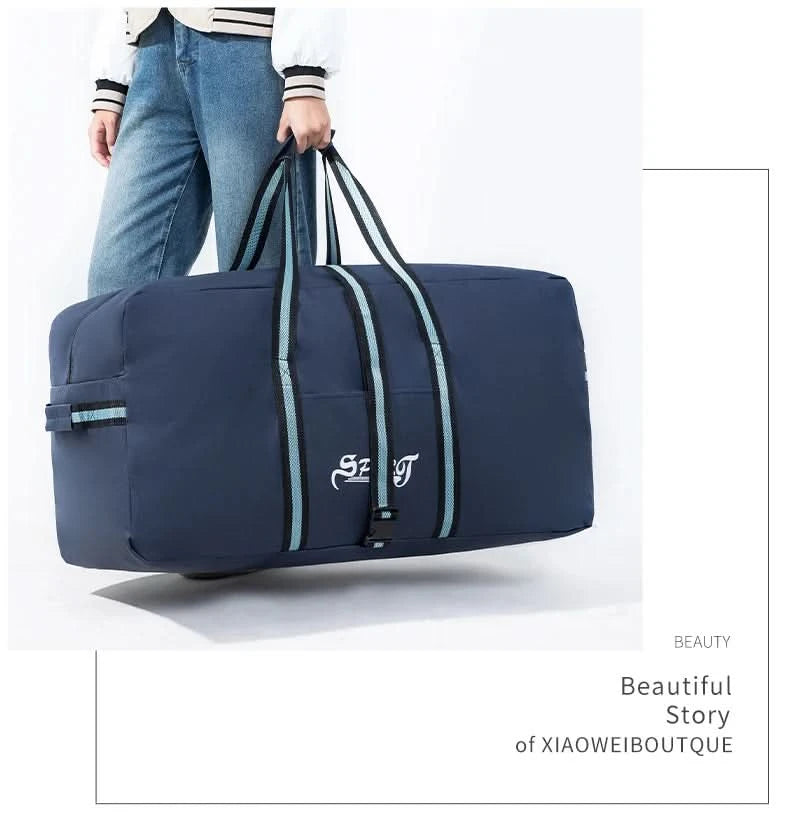 Fashionable Oxford Travel Tote Bag – Lightweight, Spacious & Versatile