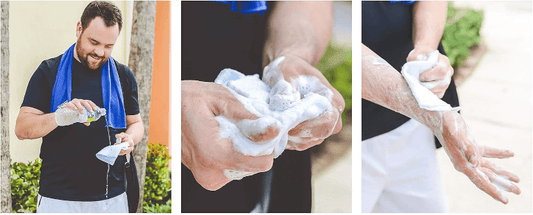 Rinse‑Free Bath Wipes & Foaming Shower Sponges – All‑In‑One No‑Rinse Clean