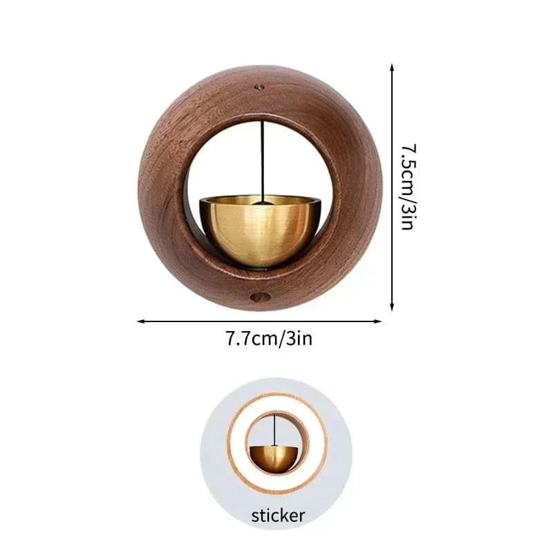 x S33 / as picture Vintage Wooden Door Chime – Classic & Elegant Sound