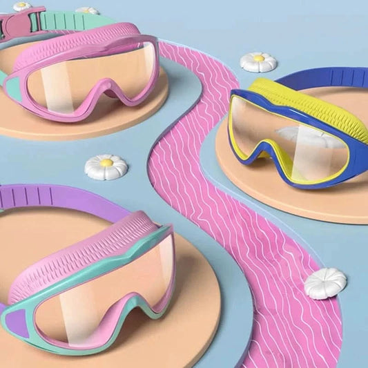 x Kids’ Anti-Fog Swimming Goggles – UV Protection