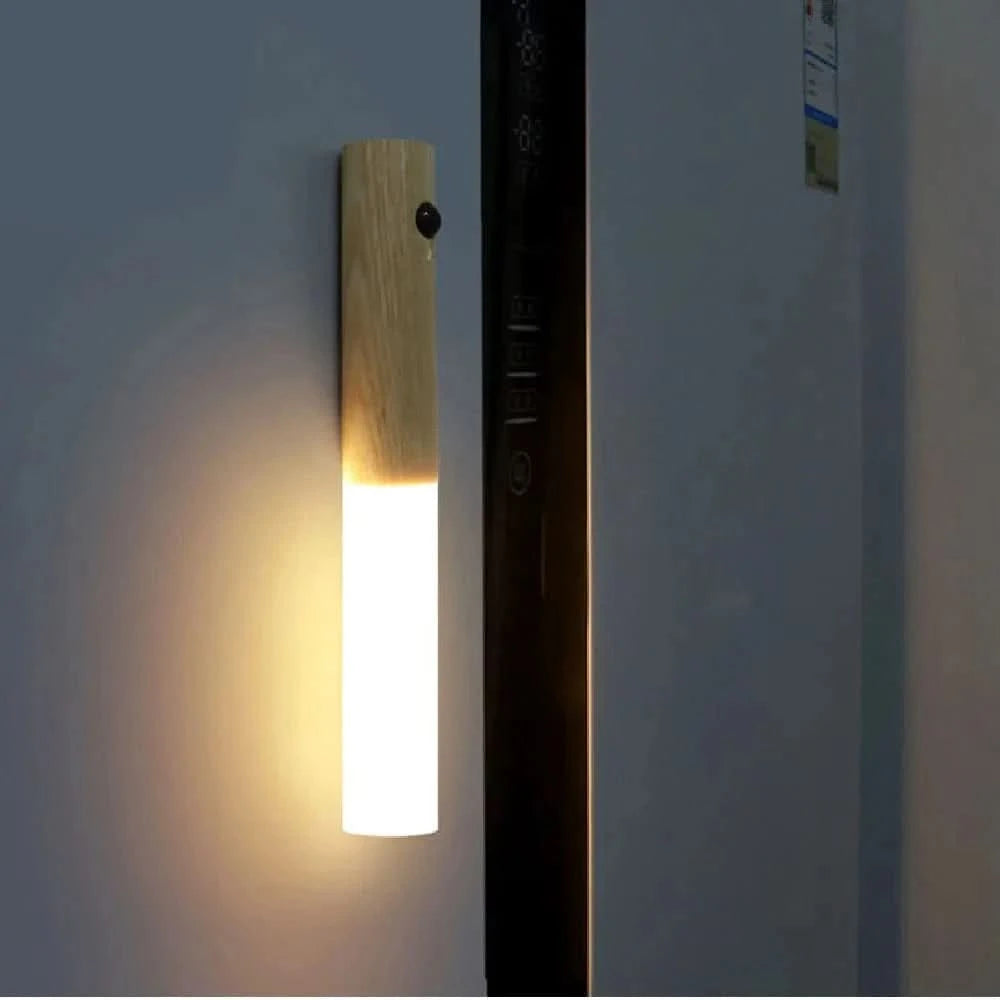x Home & Garden Minimalist LED Wooden Night Light – USB Powered