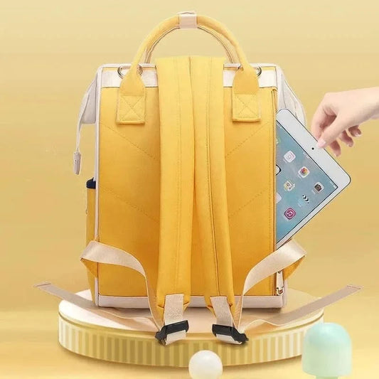 WOW GOODS !! Baby & Child Multifunctional Mommy Bag Milk Bottle Insulation Layer Backpack Portable Contrast Anti theft Mother and Child Bag