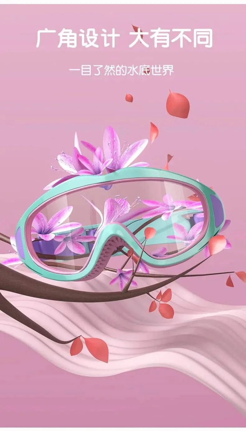 x Kids’ Anti-Fog Swimming Goggles – UV Protection