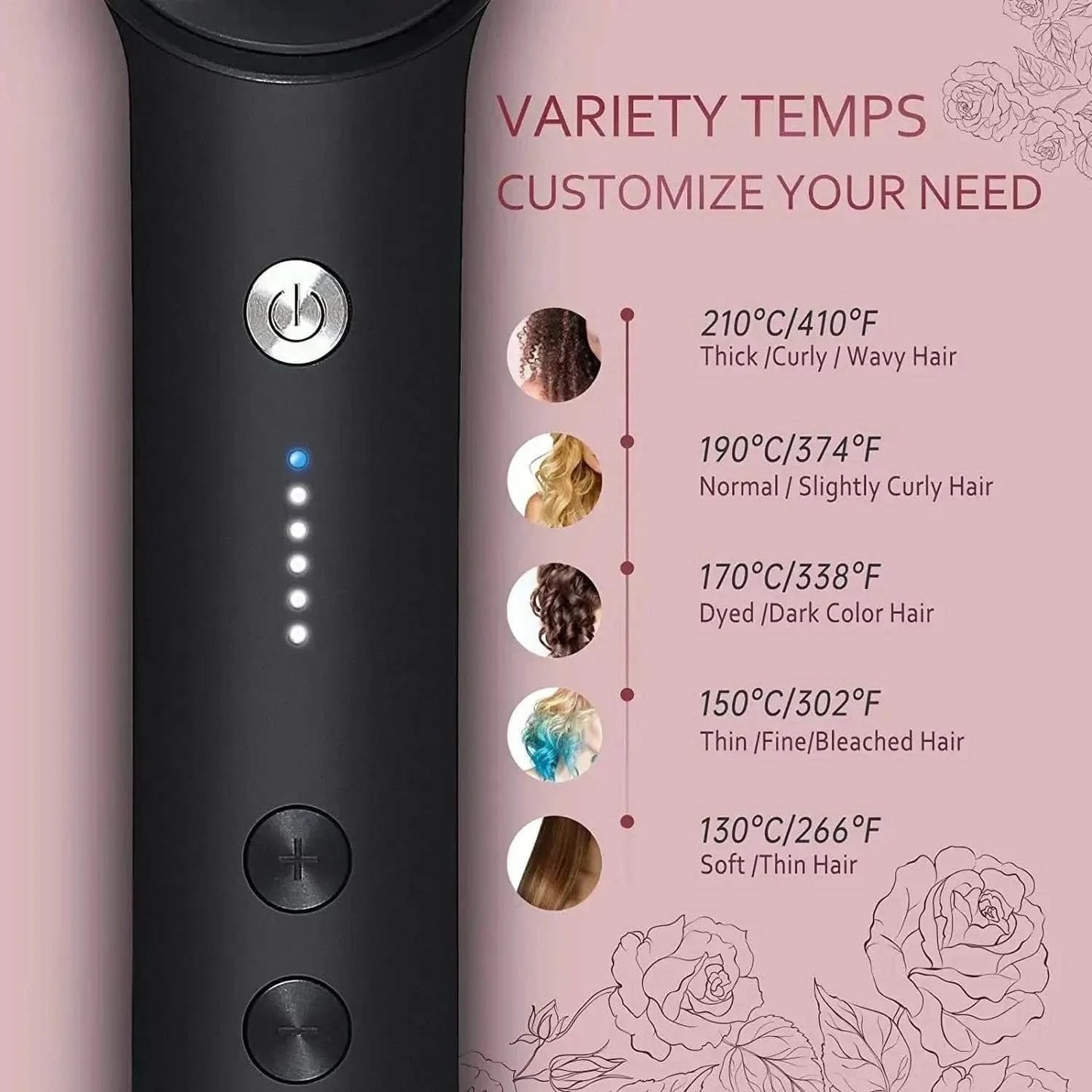 x 3-in-1 Pro Heated Hot Comb – Quick & Efficient Styling