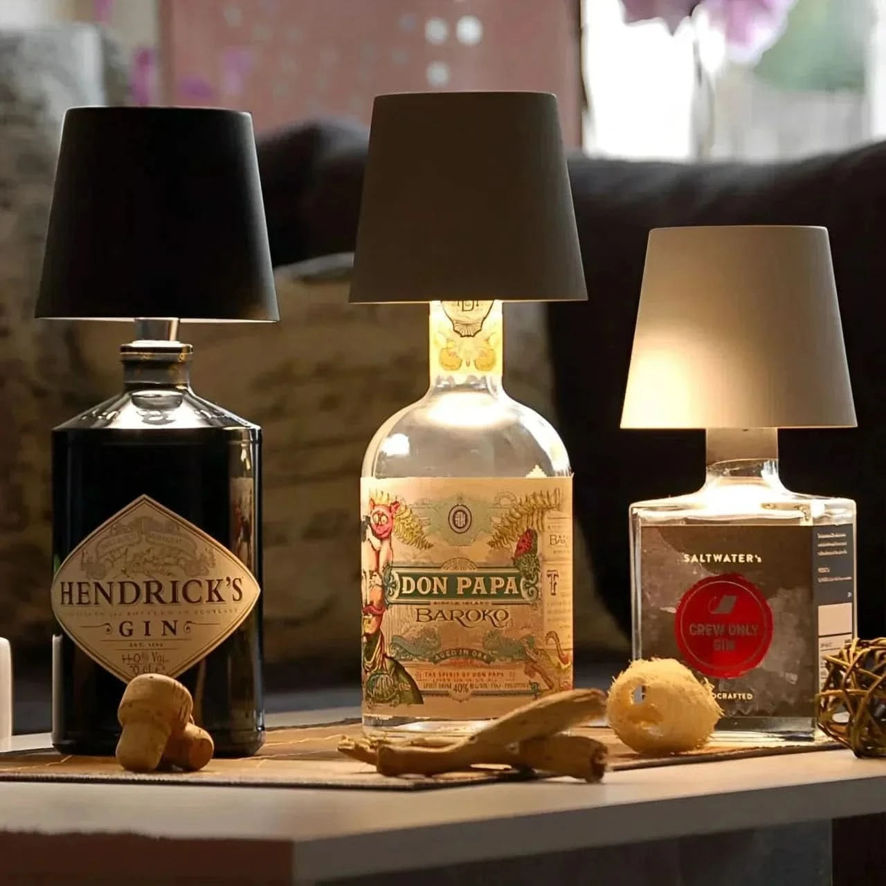 x USB Wireless LED Bottle Lamp – Ambient Lighting Anywhere