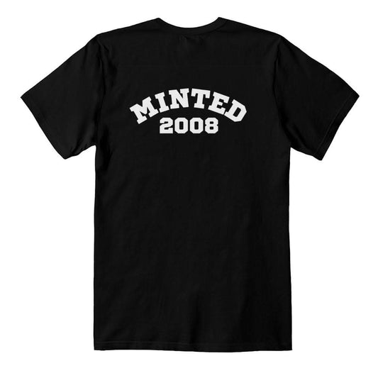 ShineOn Fulfillment Apparel Black / S Vintage Vibes: "Minted 2008" Custom T-Shirt Design Unisex