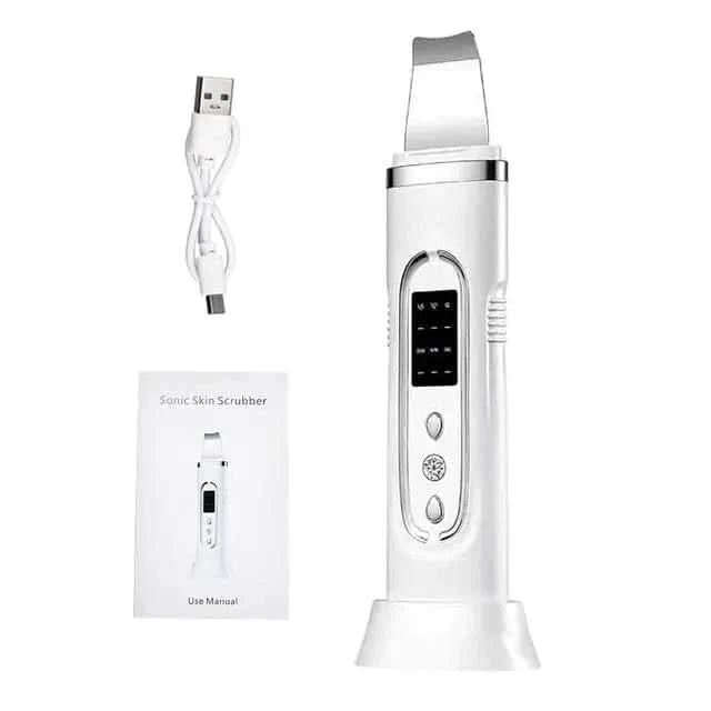 4348 WC VIP Beauty White-not whith box Ultrasonic Electric Skin Scrubber Blackhead Removal