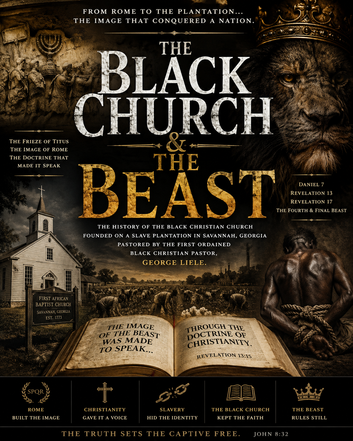 PRE-ORDER | The Black Church & The Beast | Paperback | By Dov | SpiritOfHisMouth.com Exclusive