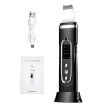 4348 WC VIP Beauty Black-not with box Ultrasonic Electric Skin Scrubber Blackhead Removal