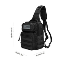 WOW GOODS !! black color Tactical Bag Rover Shoulder Sling Pack Molle Assault Range PackS Diaper Day Bag for Men Traveling, Trekking, Camping