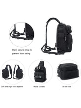 WOW GOODS !! black color Tactical Bag Rover Shoulder Sling Pack Molle Assault Range PackS Diaper Day Bag for Men Traveling, Trekking, Camping