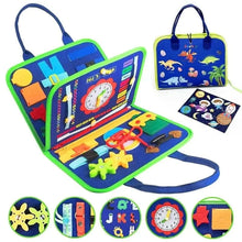 4348 WC VIP Baby & Child Royal Blue & Green Toddler Sensory Board