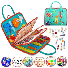 4348 WC VIP Baby & Child Teal & Red Toddler Sensory Board
