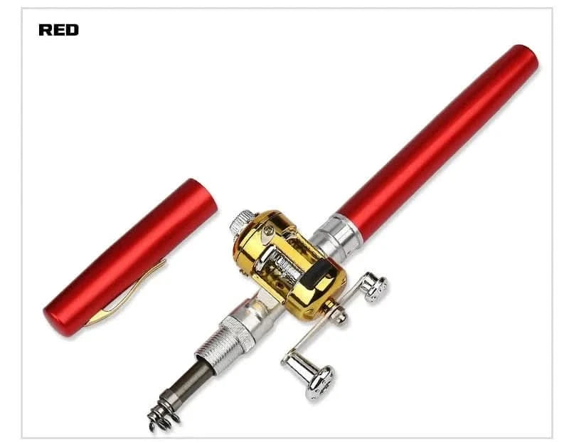 x Pocket-Size Telescopic Fishing Rod – Portable & Lightweight