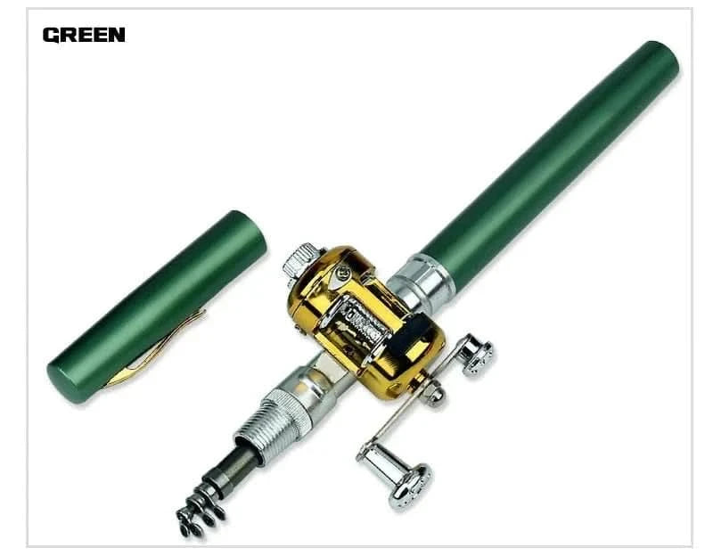 x Pocket-Size Telescopic Fishing Rod – Portable & Lightweight