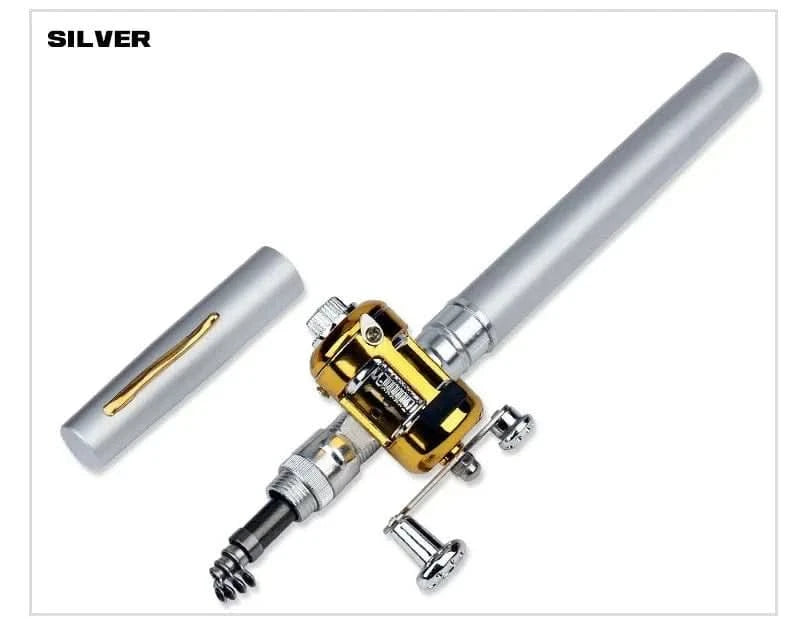 x Pocket-Size Telescopic Fishing Rod – Portable & Lightweight