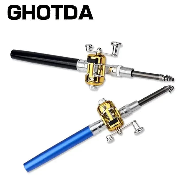 x Pocket-Size Telescopic Fishing Rod – Portable & Lightweight