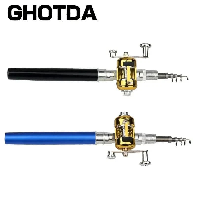 x Pocket-Size Telescopic Fishing Rod – Portable & Lightweight