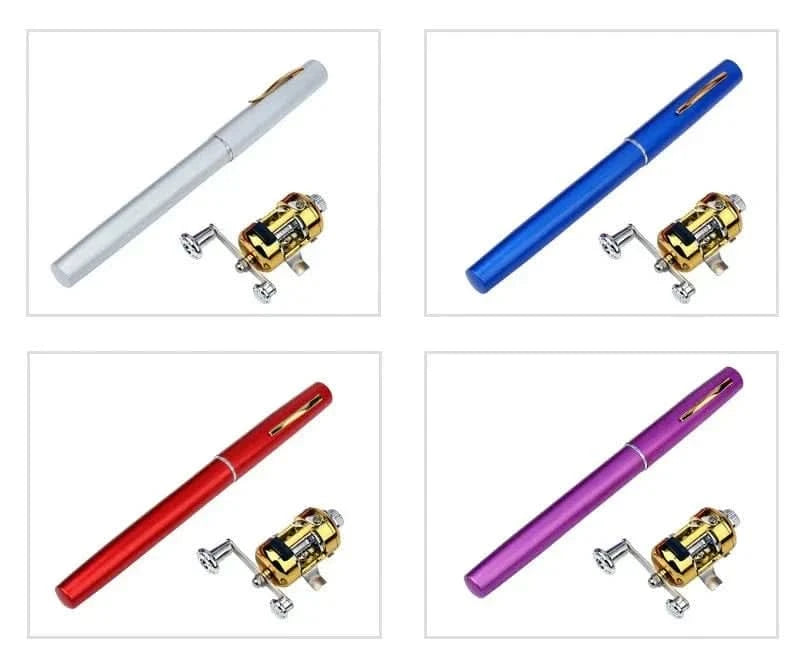 x Pocket-Size Telescopic Fishing Rod – Portable & Lightweight