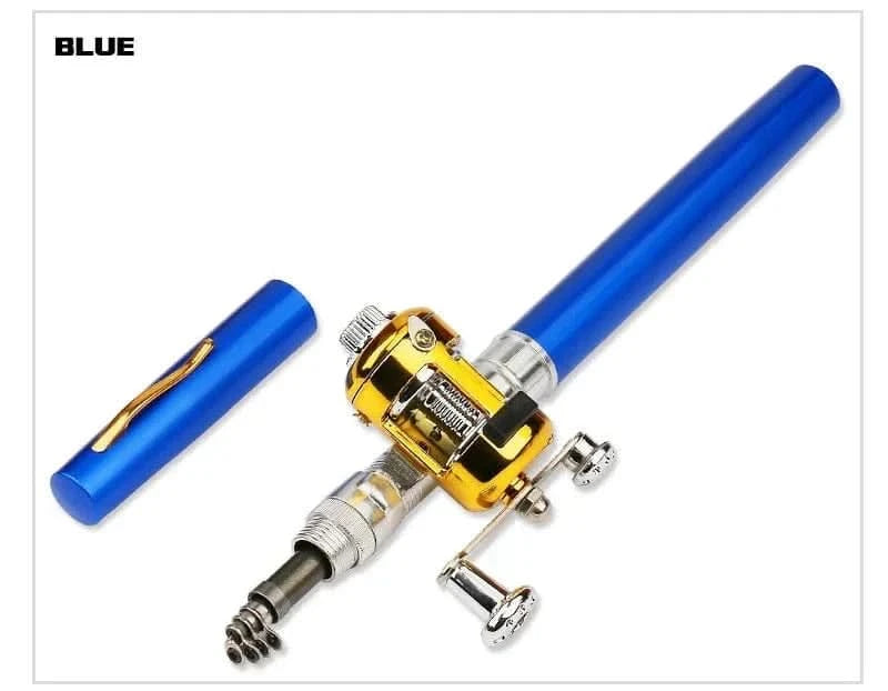 x Pocket-Size Telescopic Fishing Rod – Portable & Lightweight