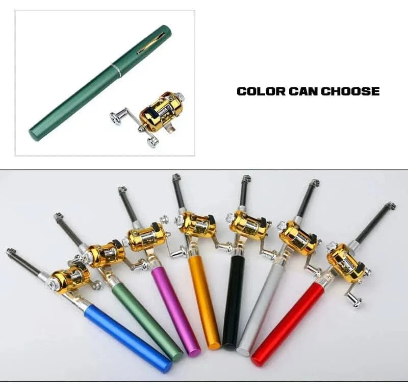 x Pocket-Size Telescopic Fishing Rod – Portable & Lightweight