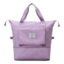 4348 WC VIP Luggage Bag Purple Foldable Travel Bag