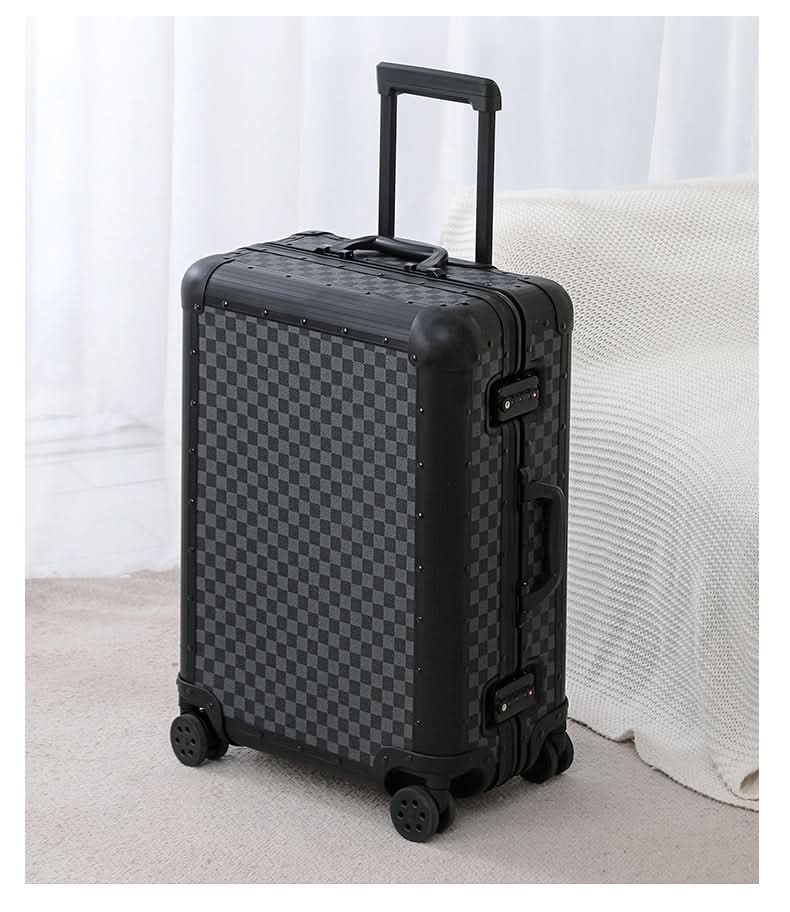 KLQDZMS All-Aluminum Rolling Luggage – Durable, Stylish, and Secure