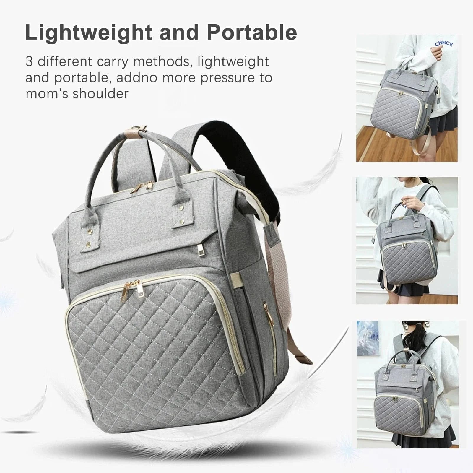 WOW GOODS !! Folding Mommy Bag Mummy Large Capacity Bag Mom Baby Multi-function Waterproof Outdoor Travel Diaper Bags For Baby Care
