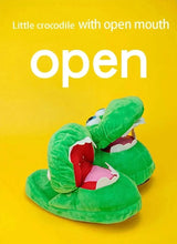 x Adorable Cartoon Crocodile Slippers – Cozy & Fun