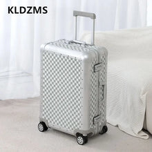 KLQDZMS All-Aluminum Rolling Luggage – Durable, Stylish, and Secure