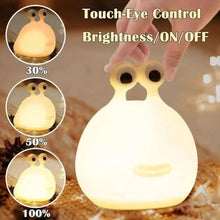 4348 WC VIP Baby & Child white style Slug Night Light with Touch Sensor | Squishy Silicone Soft Night Lamp | Adorable Animal Bedside Light for Bedroom